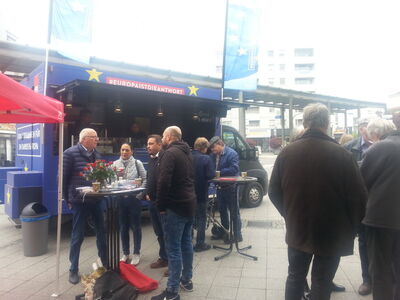 Der SPD Food-Truck macht Station auf dem Oberrheinplatz