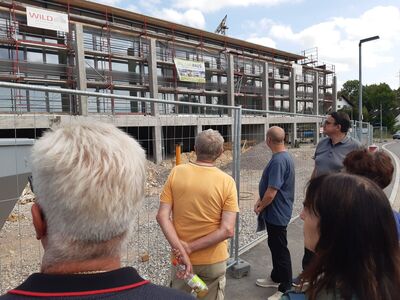 Besichtigung des Baugebiets Weihermatten, Minseln