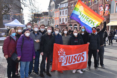 Demonstration gegen den Krieg