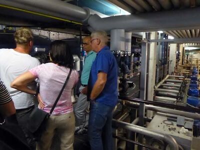 Blick in die Schwimmbadtechnik