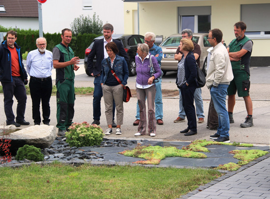 Besuch der Fa. Raber, Gartengestaltung. Foto J. Räuber