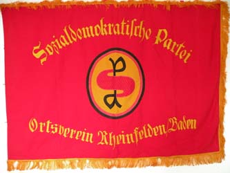 Traditionsfahne SPD Ortsverein